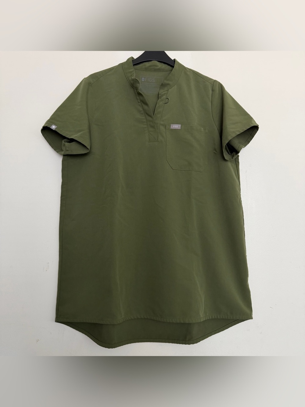 FIGS Kitale Maternity Scrub Top Moss 2058 Size Small